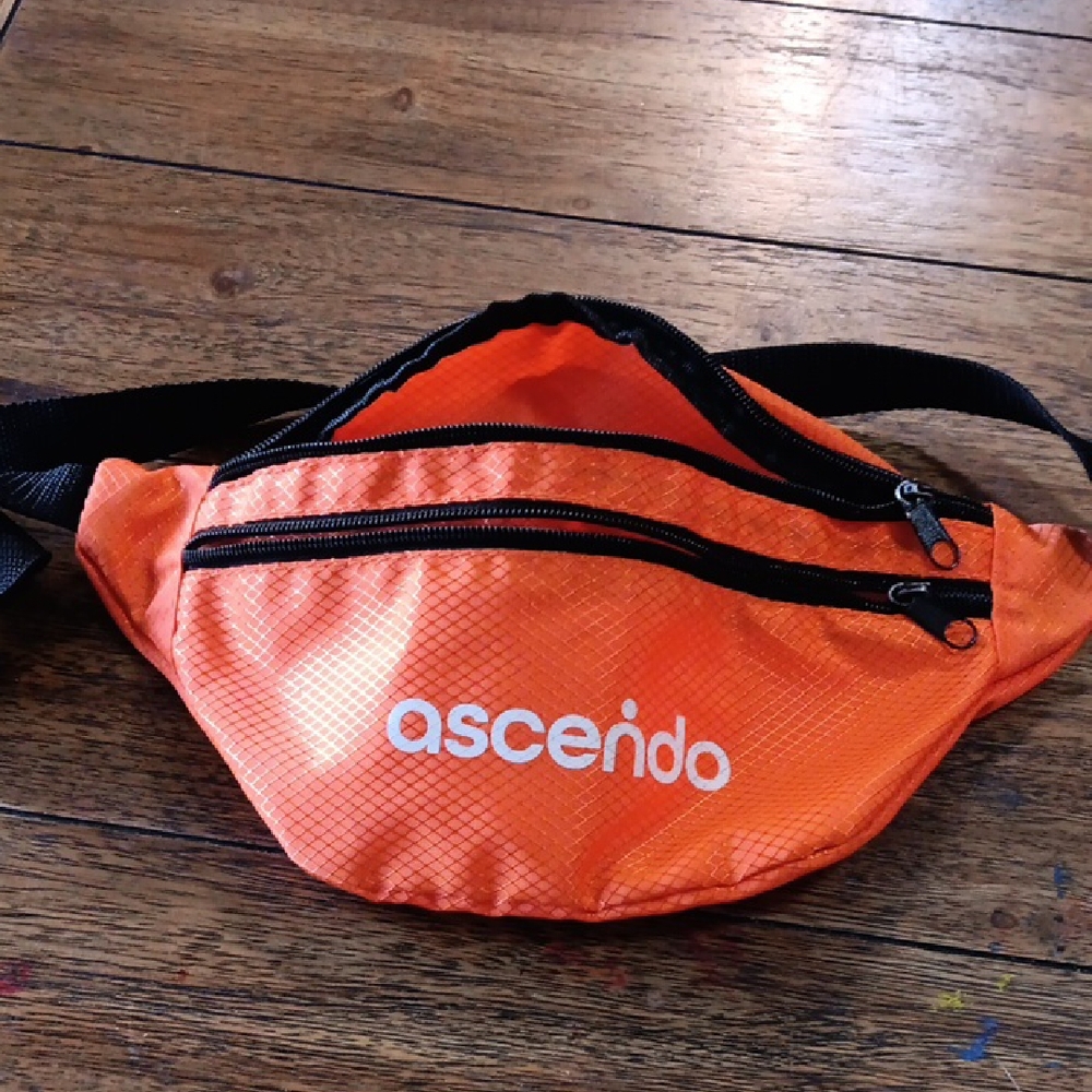 Ascend Orange Belt Bag Sporty and Durable